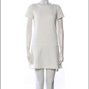 Alice + Olivia Liv Drop Waist Textured Mini Dress